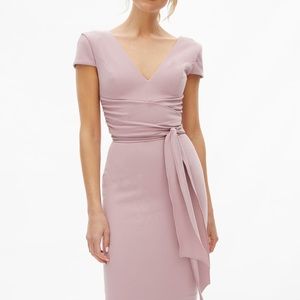 Dress the Population Dana Wrap Waist Dress Size S